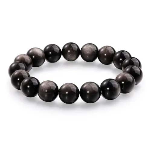 JINLIUFUJIXIANG Natural Obsidian Jade Bracelets Unisex