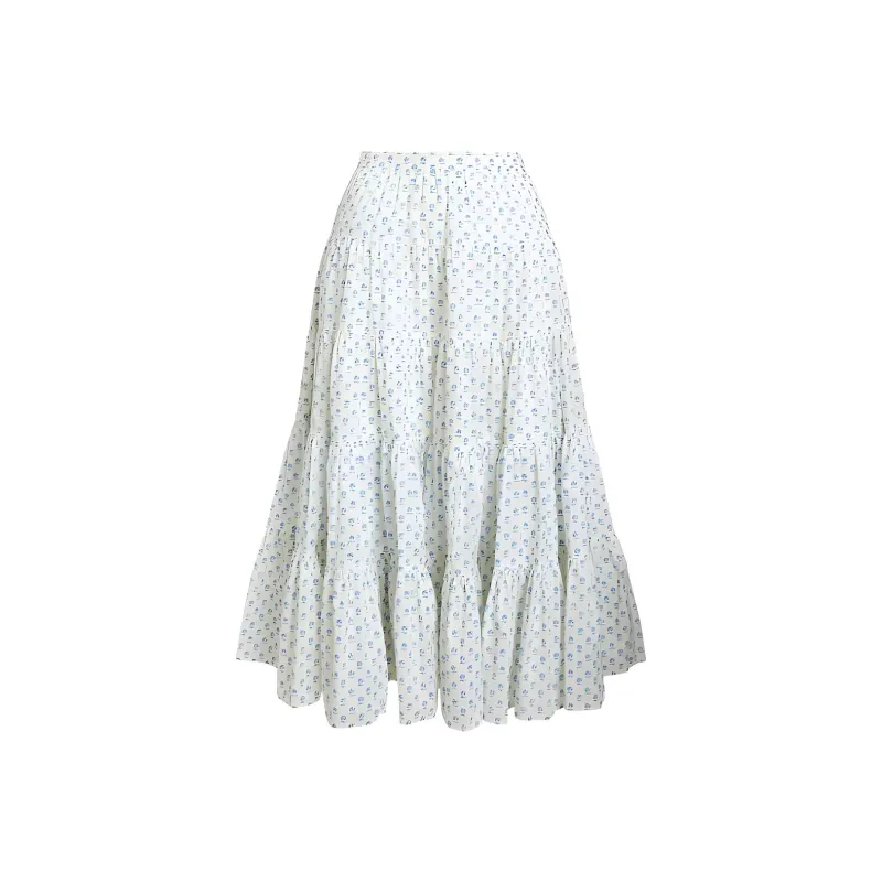 Polo Ralph Lauren SS24 Casual Long Skirt Women's White-0