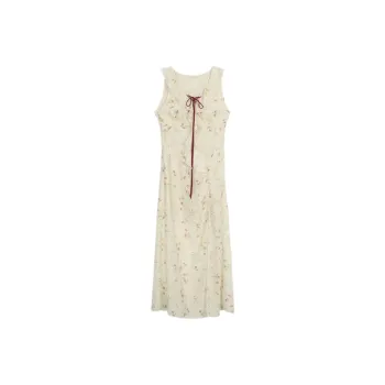 ABBY GODDESS Sleeveless Dress Women's Ecru