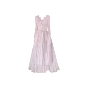 PUREIDOL Long Sleeved Dresses Women's Purple