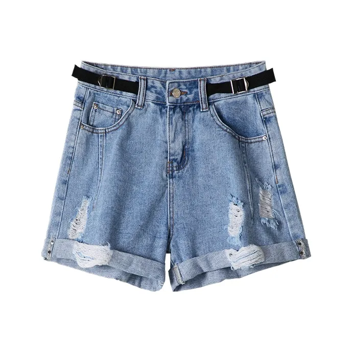HIPPIEMISS Denim Shorts Women's Pink-12