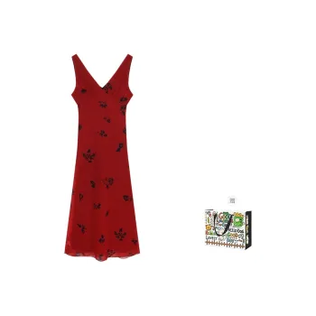 BVODE Sleeveless Dress Women's Red