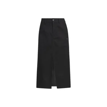Adidas Originals SS24 V Day Skirt Casual Long Skirts Women's Black