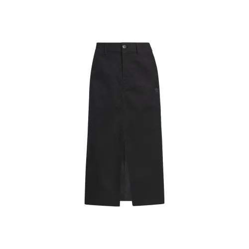 Adidas Originals SS24 V Day Skirt JEANS HAPPY LIGHT Women's Black