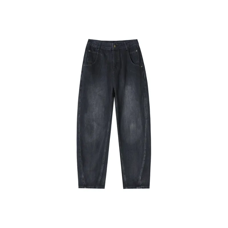 FAWENXIANGZI Jeans Women's Concrete Gray-21