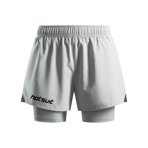 embroidered high-waist shorts
