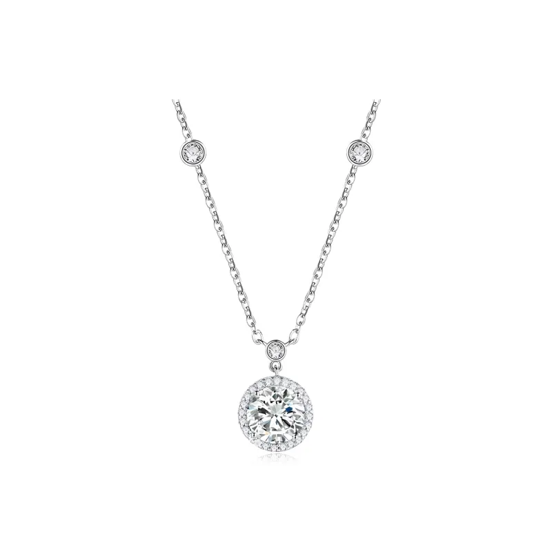 MOREL Zircon Necklaces Women's Anniversary Love Confession Box-0