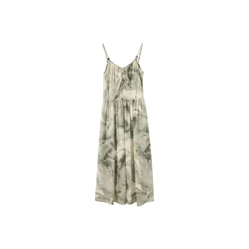 3COLOUR Slip Dress Women's Silent Gray Blended
