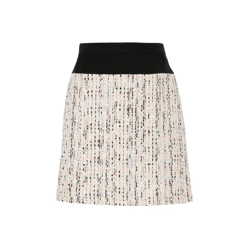 Alexander McQueen Tweed Midi Skirt-0
