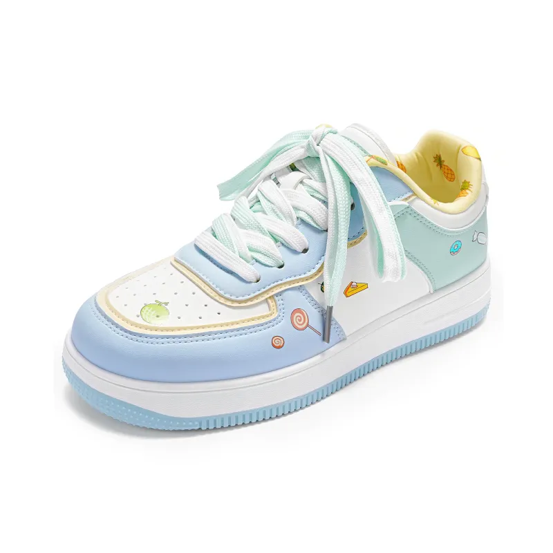 Crayon Shinchan Low Top Skateboard Shoes Unisex-45