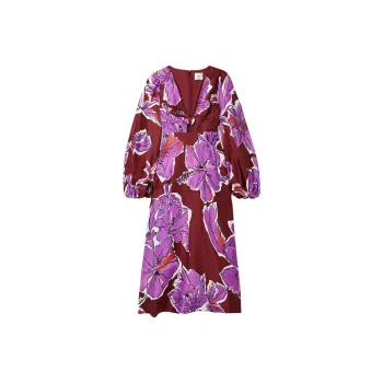 Aje Inflorescence Midi Dress