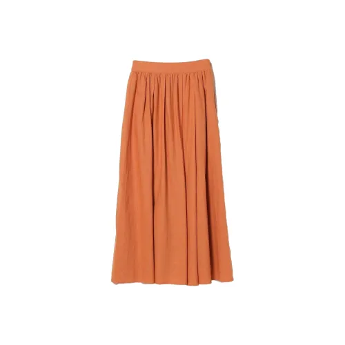 Beams Casual Long Skirts Women's Orange