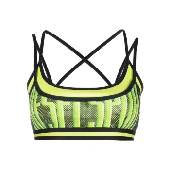 DIESEL Sport Sleeveless Sports Shirts Women's Fluorescent Yellow