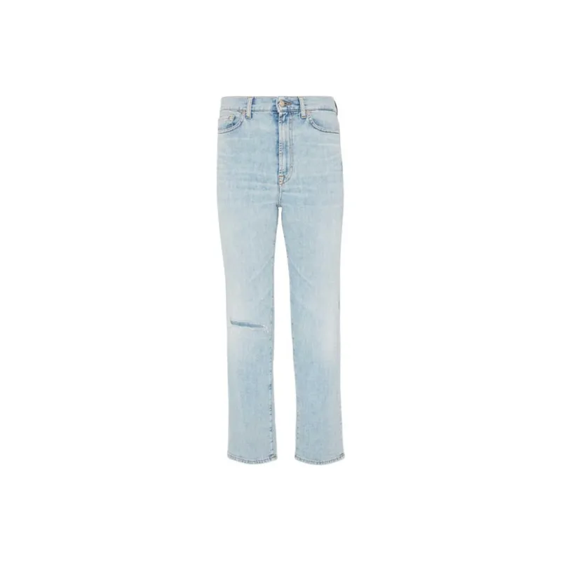 7 FOR ALL MANKIND Jeans Women's Denim Light Blue-0
