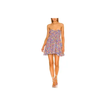 FOR LOVE & LEMONS Sleeveless Dress Women's Blue