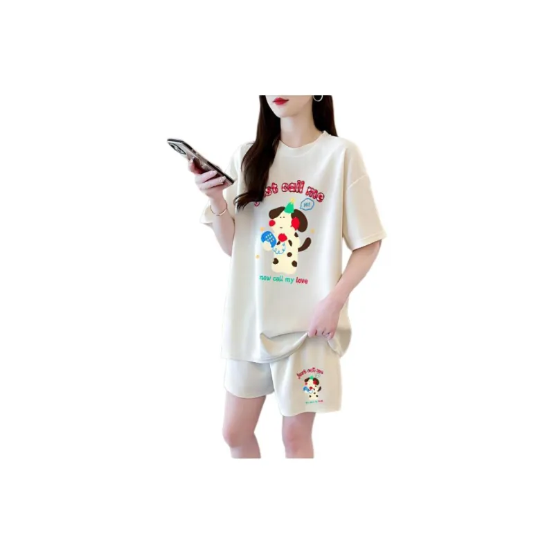 Flowers In Water Casual Suit Women's-0