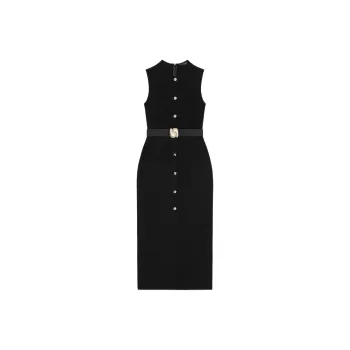 ZARA Sleeveless Dress Women's Black