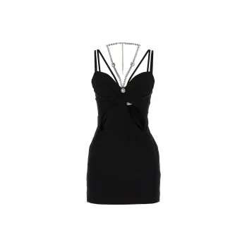 AREA Butterfly Cut out Minidress