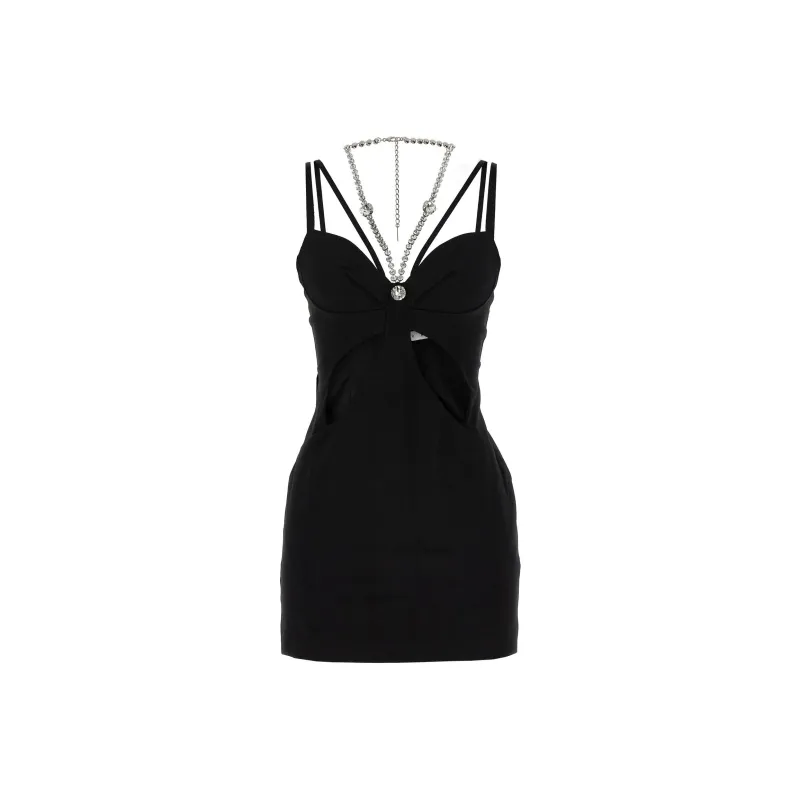 AREA Butterfly Cut out Minidress-0