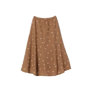 Beams Casual Long Skirts Women's Brown