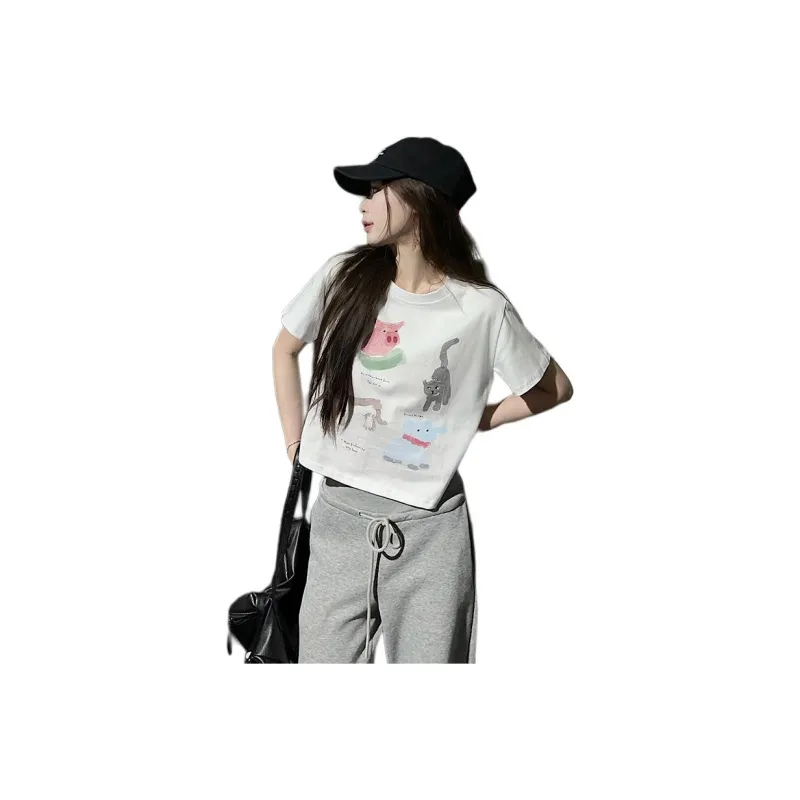 Mu Xiao Xin T Shirts Women's-0