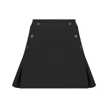 DIOR Sailor Miniskirt Casual Short Skirts Women's Black