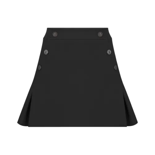 DIOR Sailor Miniskirt Casual Short Skirts Women's Black