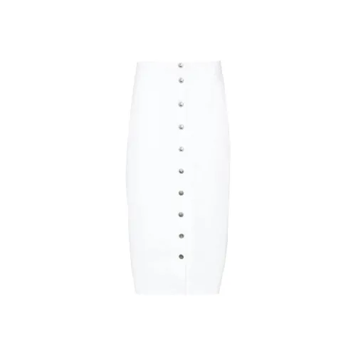 RAF SIMONS Denim Short Skirts Women's White