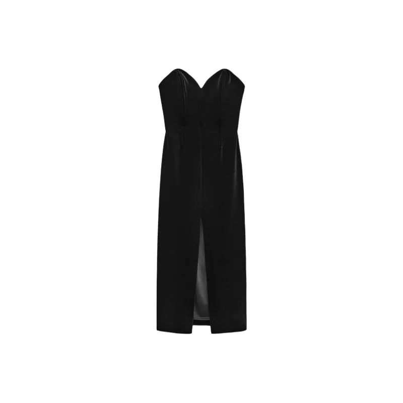 ZARA ZW Series Sleeveless Dress Women's Black-0
