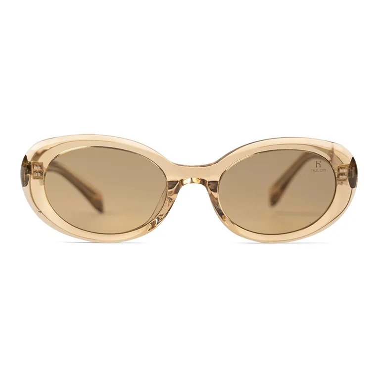 HELEN KELLER Plate Frame Cat Eye Sunglasses Unisex-5