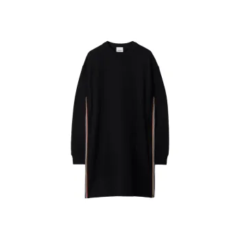 Burberry Long Sleeved Dresses Women's Black