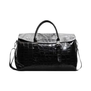 CARTELO PU Travel Bag Unisex Black/White