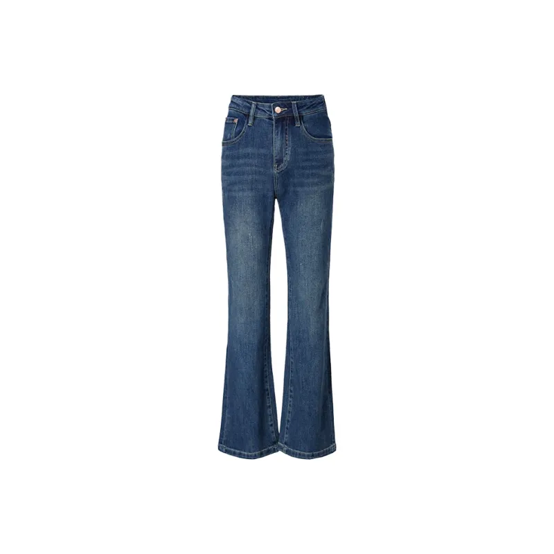 NAVIGARE Jeans Women's Dark Pearl Royal Blue-0