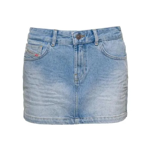 DIESEL Denim Short Skirts Women's Blue