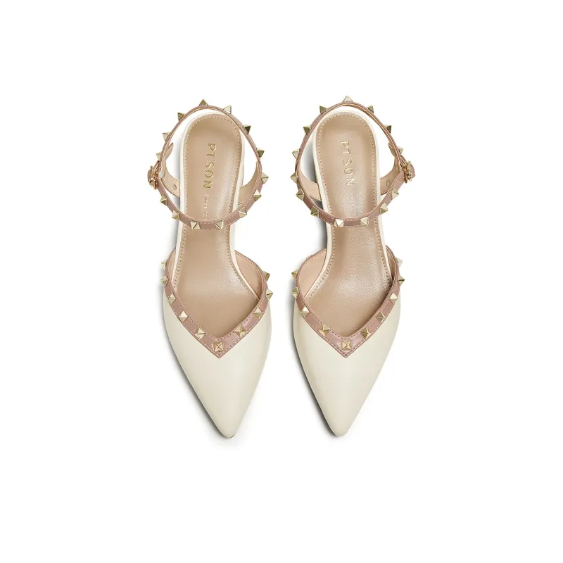 PT'SON Chunky Heel High Heels Women's-3