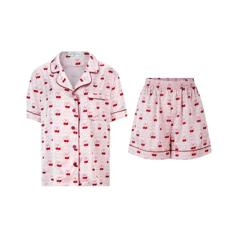 Girly Fancy Club Casual Suit Women's Cherry-0