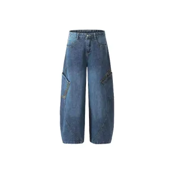 DanerWang Jeans Women's Blue