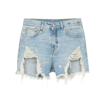 R13 Denim Shorts Women's Blue