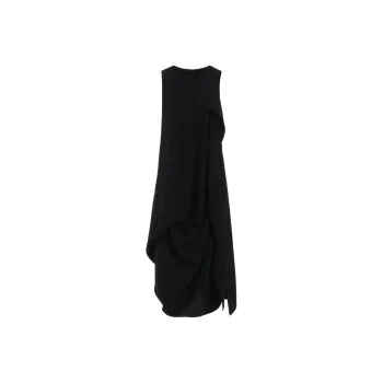 Yohji Yamamoto LIMI Feu FW24 Sleeveless Dress Women's Black