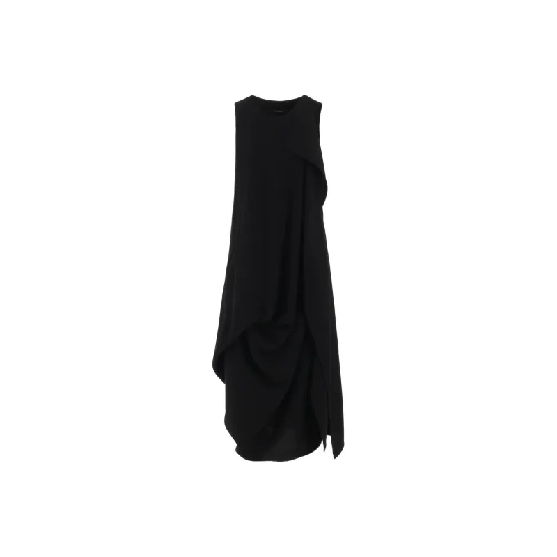 Yohji Yamamoto LIMI Feu FW24 Sleeveless Dress Women's Black-0