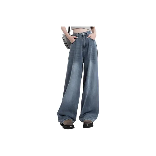 YINLEI Jeans Women's Vintage Blue
