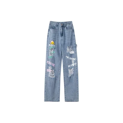 B.Duck Jeans Women's Light Denim Blue