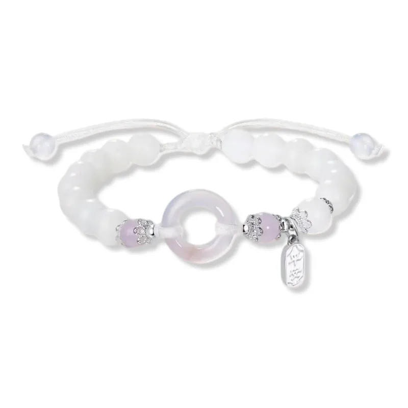 STQ White Jade Bodhi Bracelets Unisex-3