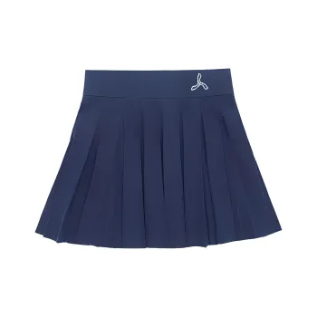LI NING 1990 Casual Short Skirts Women's New Denim Blue