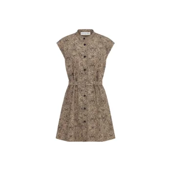 DIOR Sleeveless Dress Women's Beige