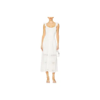 LOVESHACKFANCY Sleeveless Dress Women's White
