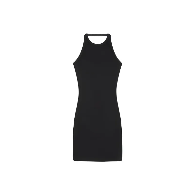 XIAOJUCHUANLI Sleeveless Dress Women's Black-0