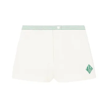 LACOSTE SS25 Wool Tennis Casual Shorts Women's White