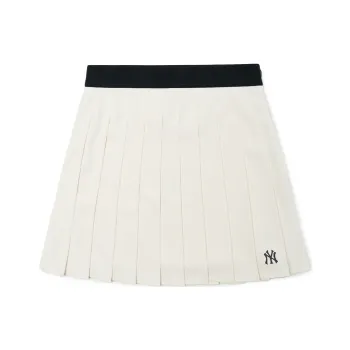 MLB New York Yankees Casual Short Skirts Women's Ivory
