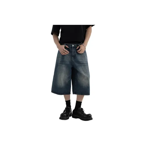 MASHAO Denim Shorts Men